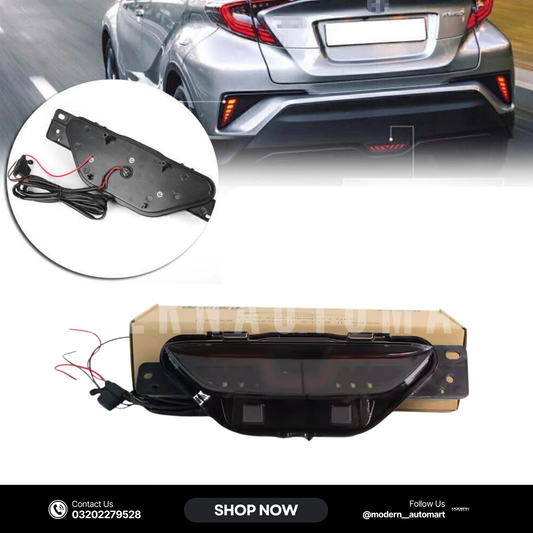 LED Reversing &amp; Rear Reflector Lights | Fits Toyota C-HR / IZOA 2017–2022
