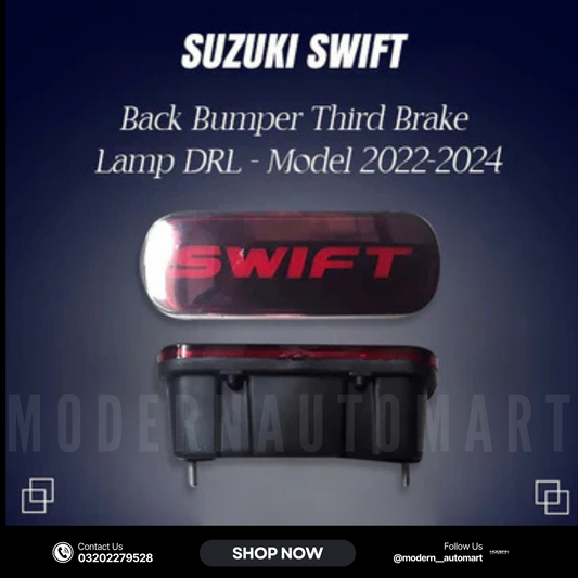 Third Brake Lamp – Rear Bumper | Fits Suzuki Swift 2022–2024