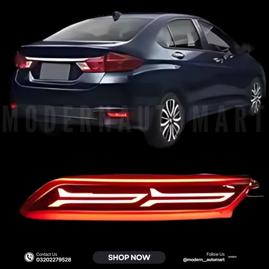 Rear Bumper Reflector LED Lights – Honda City 2022