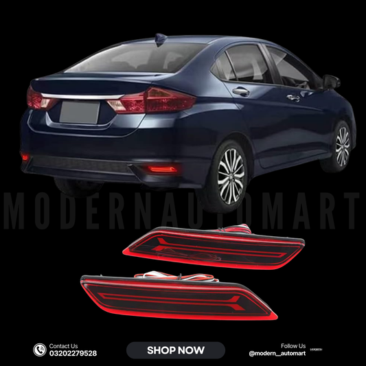 Arrow-Style LED Rear Bumper Light – Honda City 2022