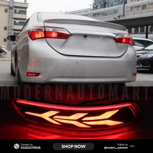 Rear Bumper Reflectors – Toyota Corolla / Altis 2014–2018
