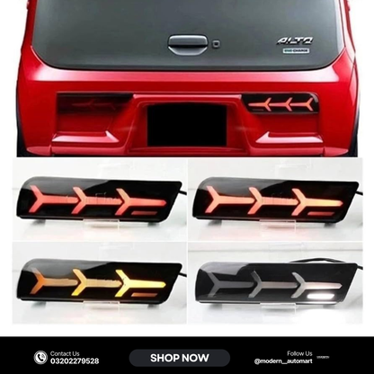 Arrow Style Smoke Back Lights – Suzuki Alto (New Shape)