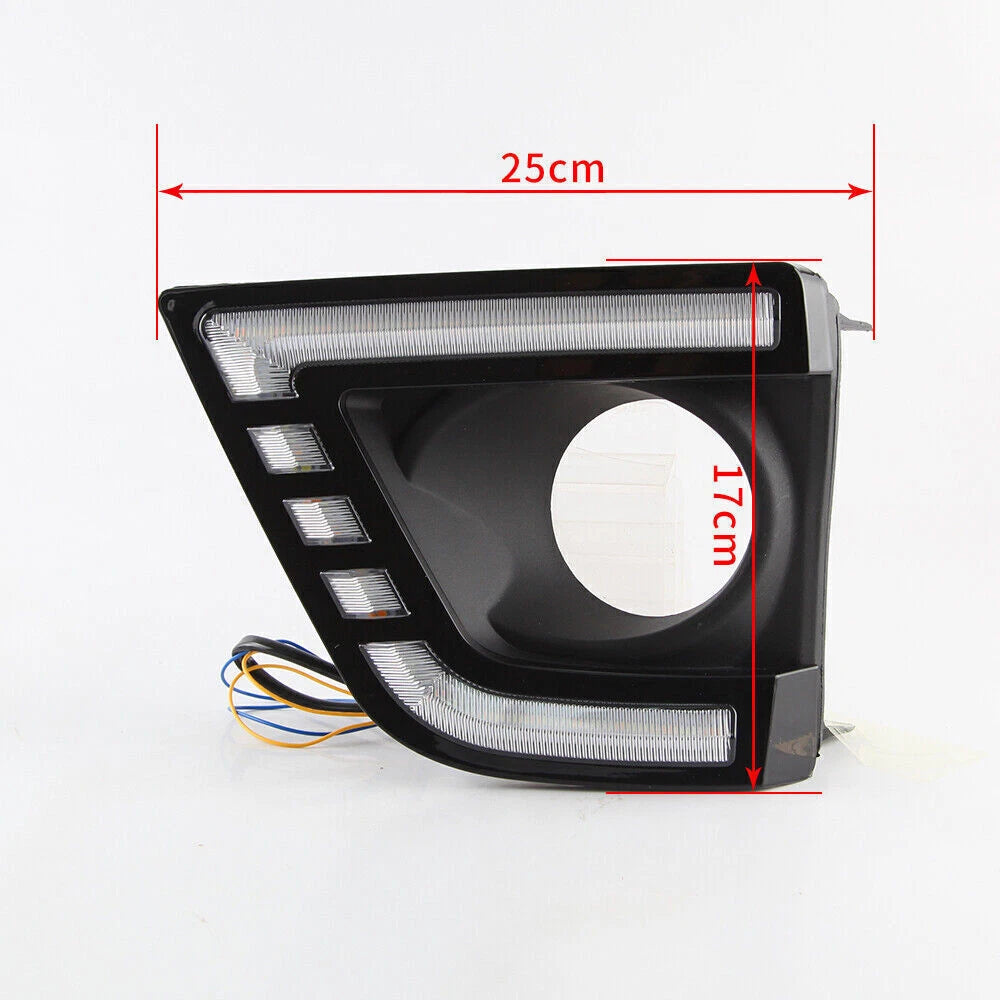 Sequential LED Fog Lamp Covers – Toyota Corolla 2014–2016