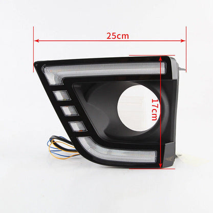 Sequential LED Fog Lamp Covers – Toyota Corolla 2014–2016