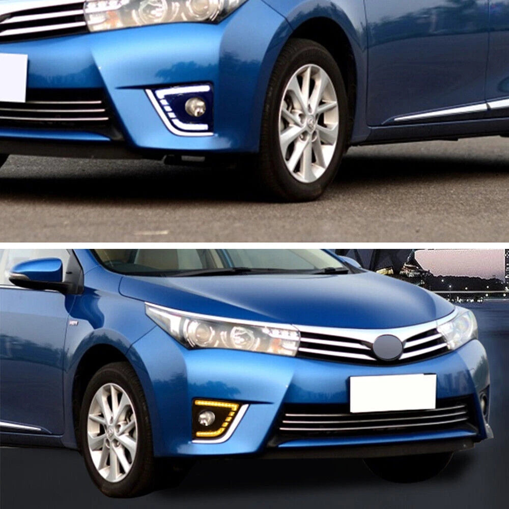 Sequential LED Fog Lamp Covers – Toyota Corolla 2014–2016