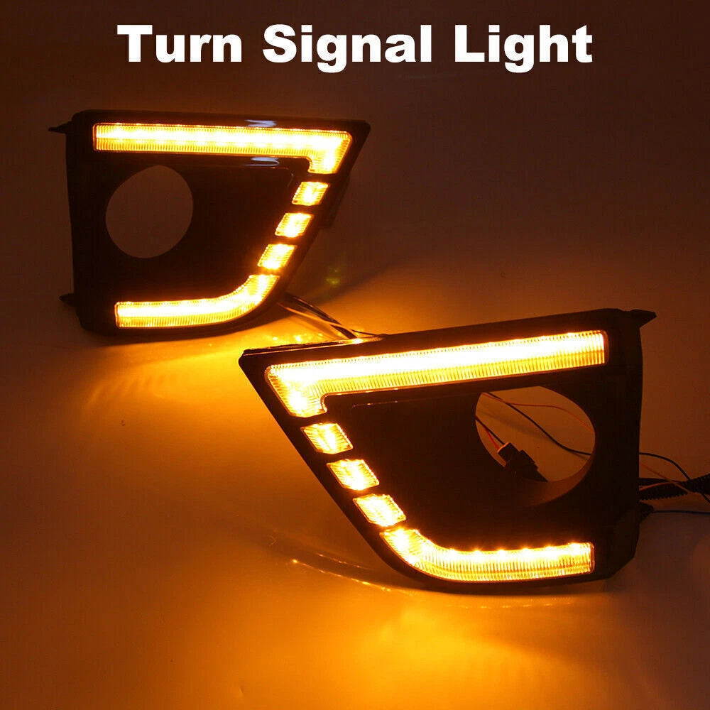 Sequential LED Fog Lamp Covers – Toyota Corolla 2014–2016
