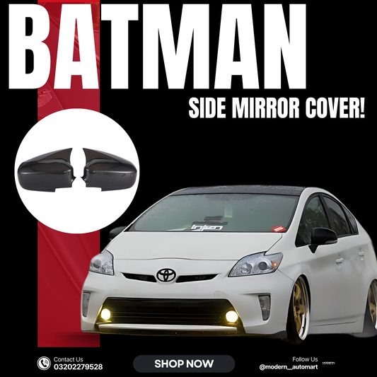 prius batman style carbon fiber side mirror cover-prius 2009-2015
