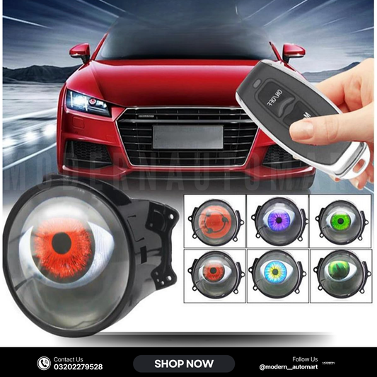 Devil Eyes 8 Different Pattern Dynamic Led Projector - Headlight - Fog Lamps