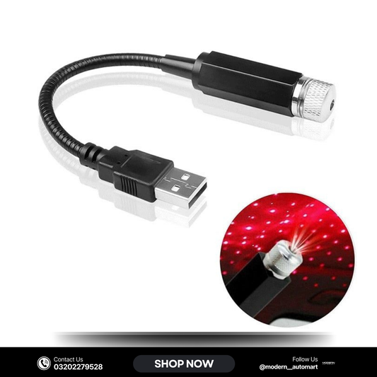 Car Roof Star Atmosphere Light, Romantic LED Star Light-Fits On All Cars