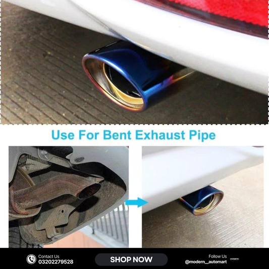 Car Modified Stainless Steel Exhaust Tip-Bent pipes