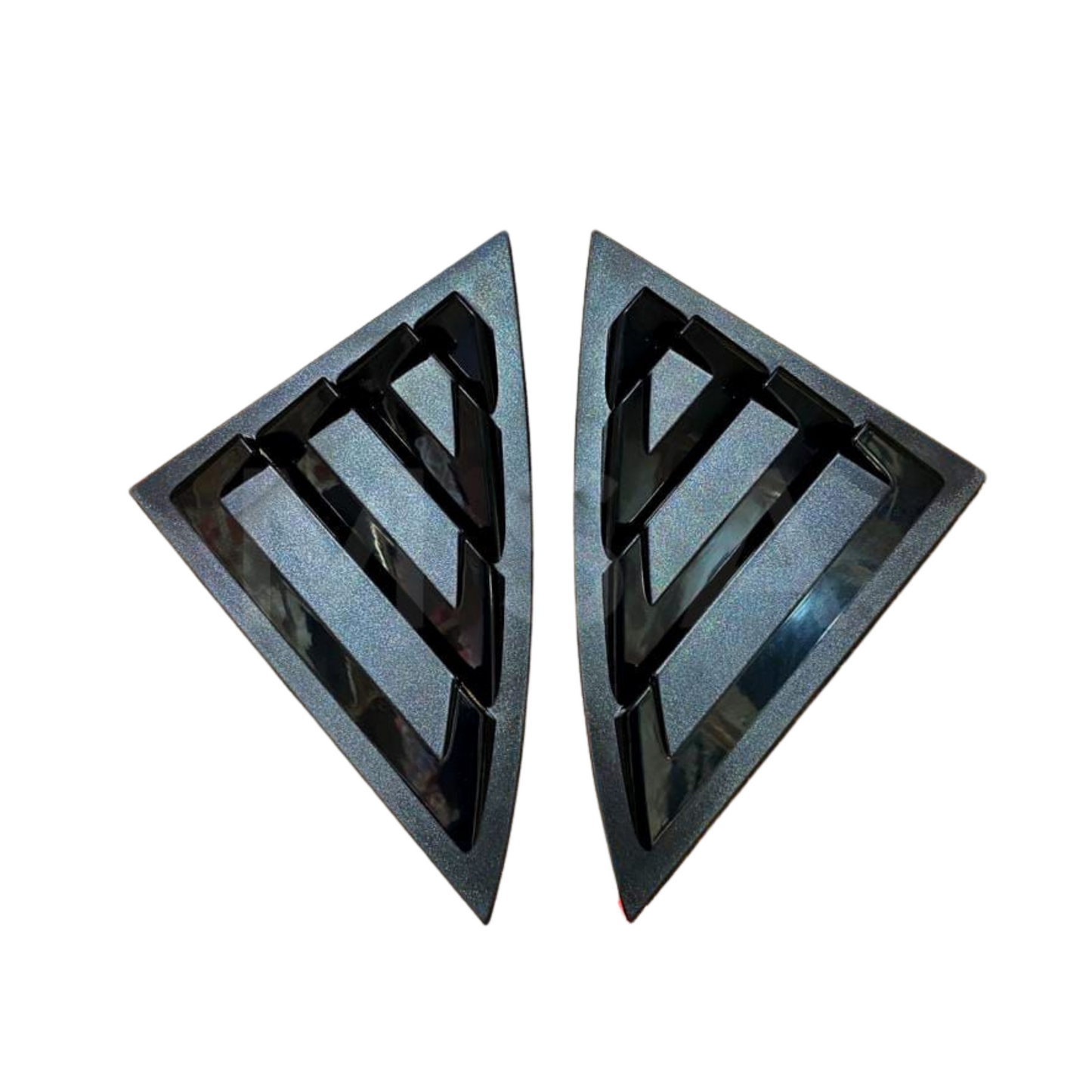 Toyota Corolla 2009-2014 Side Window Quarter Louver Covers – Black
