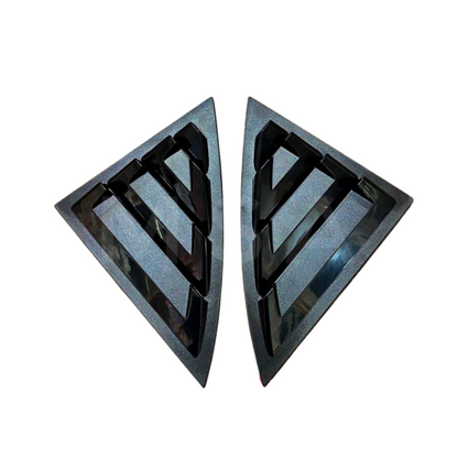 Toyota Corolla 2009-2014 Side Window Quarter Louver Covers – Black