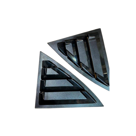 Toyota Corolla 2009-2014 Side Window Quarter Louver Covers – Black