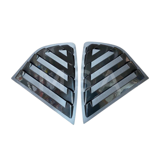 Suzuki Alto 660cc Side Window Quarter Louver Covers – Black