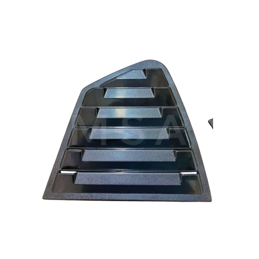 Honda City 2009-2021 Bright Black Side Window Quarter Louver Cover Trim